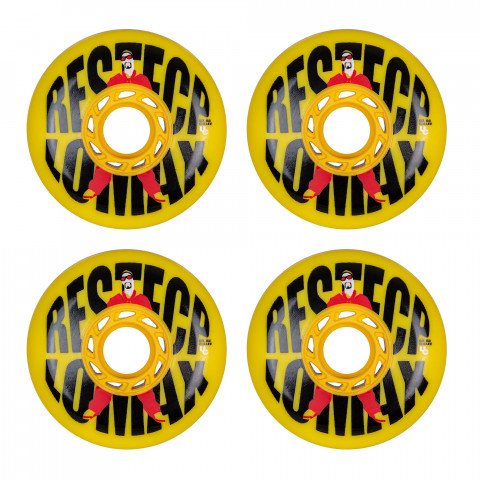 Undercover Movie Nick Lomax 80mm/88a - Yellow (4) Inline Skate Wheels