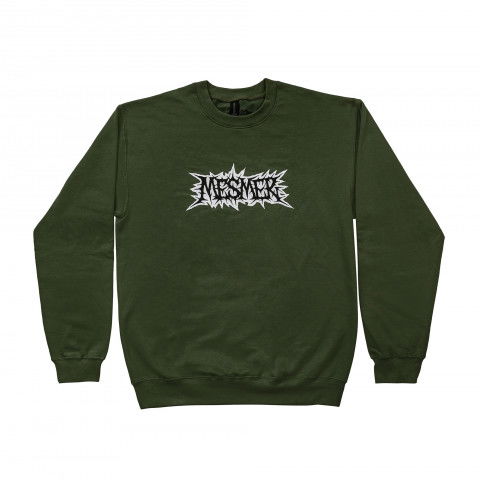 Sweatshirts/Hoodies - Mesmer Spiky Crewneck - Dark Green - Photo 1