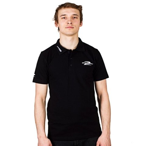T-shirts - Powerslide Phuzion Polo T-shirt - Black T-shirt - Photo 1