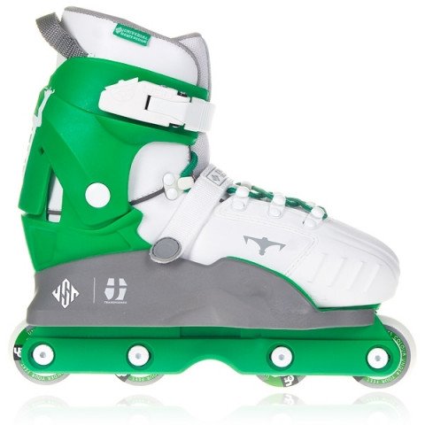 Skates - Usd JoJo 10 - White Green Inline Skates - Photo 1
