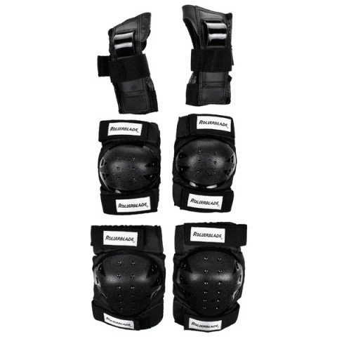 Pads - Rollerblade Blade Gear Jr Tri-Pack 10 - Black Protection Gear - Photo 1