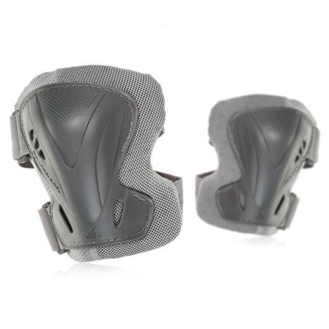Pads - Rollerblade Pro N Activa Kneepad W - Silver Protection Gear - Photo 1