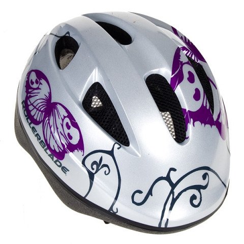 Helmets - Rollerblade Zap Kid Helmet - Silver Violet Helmet - Photo 1