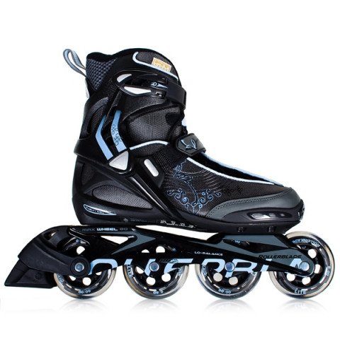Skates - Rollerblade Spark 80 W 10 - Anthracite/Light Blue Inline Skates - Photo 1