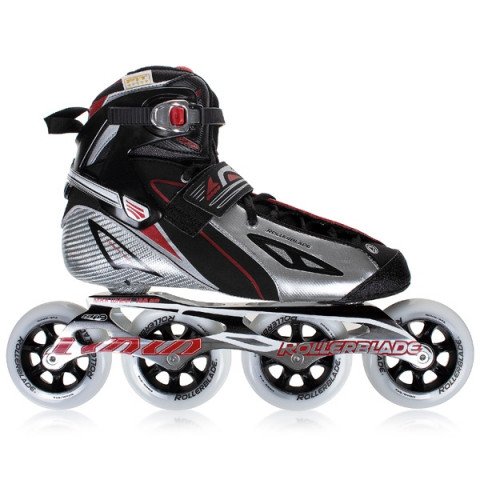 Skates - Rollerblade Speedmachine RX100 10 - Black/Red Inline Skates - Photo 1