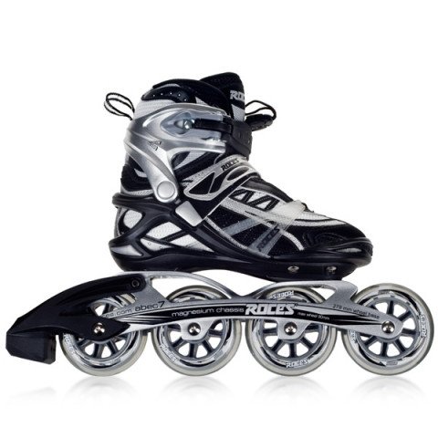 Skates - Roces Slim 300 10 - Grey / Black Inline Skates - Photo 1