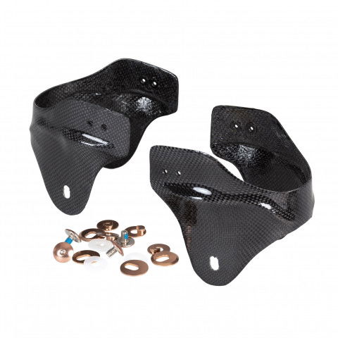 Cuffs / Sliders - Iqon AG 10/20 Carbon Cuffs - Black (2 pcs.) - Photo 1