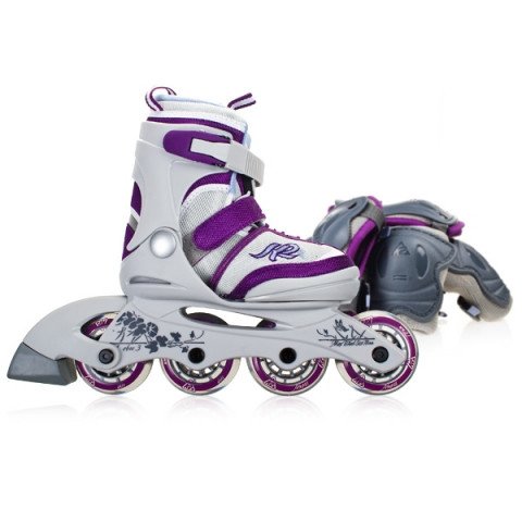Skates - K2 Annika Pack 10 - White / Purple Inline Skates - Photo 1