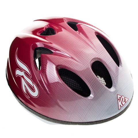 Helmets - K2 Missy jr. 10 White Red Helmet Helmet - Photo 1
