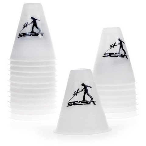 Slalom cones - Seba Slalom Cones - White (20 pcs.) - Photo 1