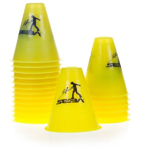 Slalom cones - Seba Slalom Cones - Yellow (20 pcs.) - Photo 1