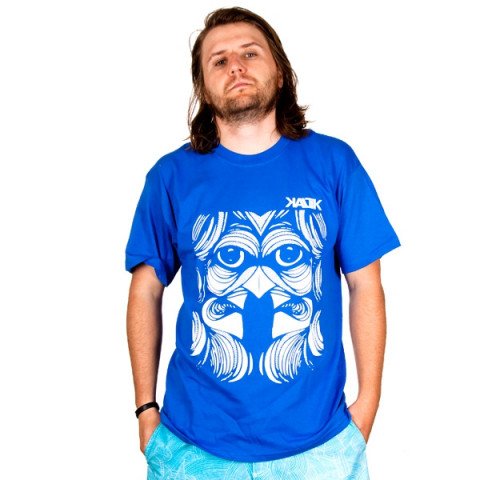 T-shirts - Kaltik Face T-shirt - Blue T-shirt - Photo 1