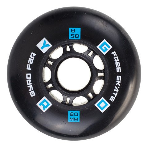 Special Deals - Gyro F2R 80mm/85a - Black Inline Skate Wheels - Photo 1