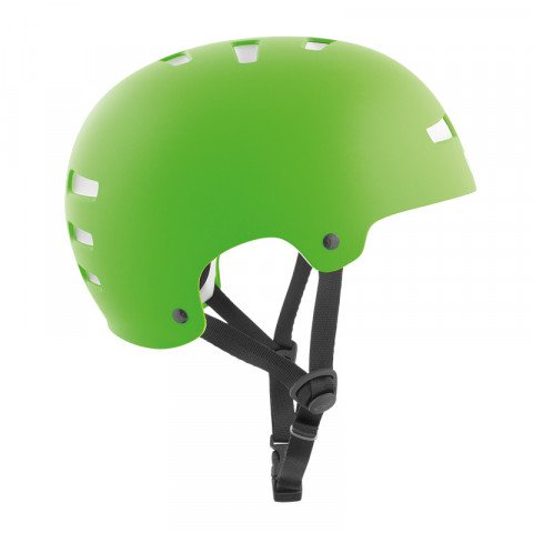 Helmets - TSG - Evolution - Flat Lime Green Helmet - Photo 1