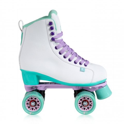 Quads - Chaya Melrose - White/Teal Roller Skates - Photo 1