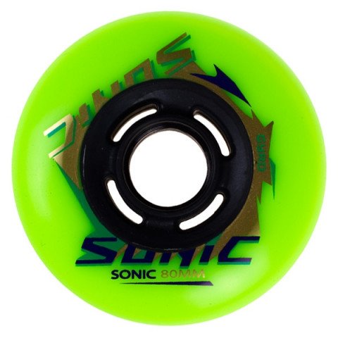 Special Deals - Gyro Sonic 80mm/86a - Green Inline Skate Wheels - Photo 1