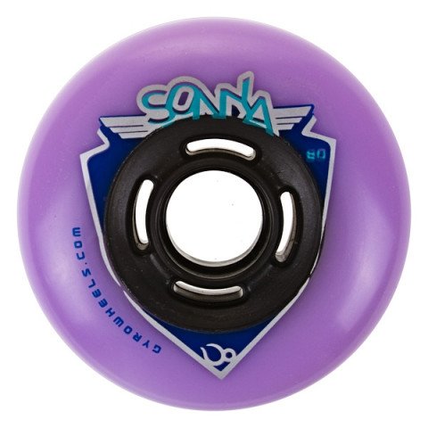 Special Deals - Gyro Sonia 80mm/86a - Purple Inline Skate Wheels - Photo 1