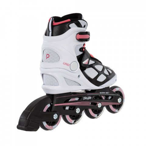 Playlife Uno White/Black/Pink Inline Skates 