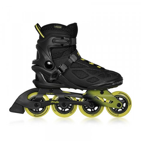 Skates - Playlife Lancer 84 - Black/Yellow Inline Skates - Photo 1