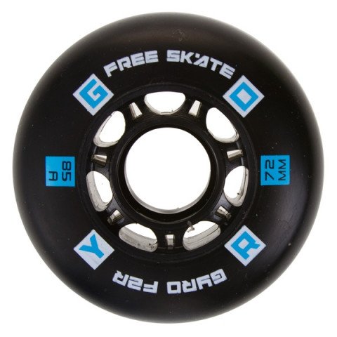 Special Deals - Gyro F2R 72mm/85a - Black Inline Skate Wheels - Photo 1