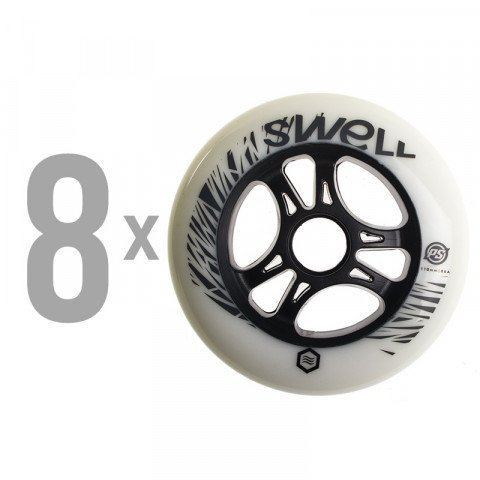 Special Deals - Powerslide Infinity Swell SHR 110mm/86a (8 szt.) Inline Skate Wheels - Photo 1