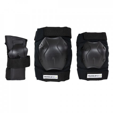 Pads - Powerslide Standard Eco Tri-Pack - Black Protection Gear - Photo 1