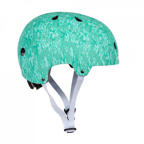 Helmets - Powerslide Pro Urban Floral - Turquoise Helmet - Photo 1