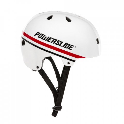 Helmets - Powerslide Pro Urban Stripe - White/Black/Red Helmet - Photo 1