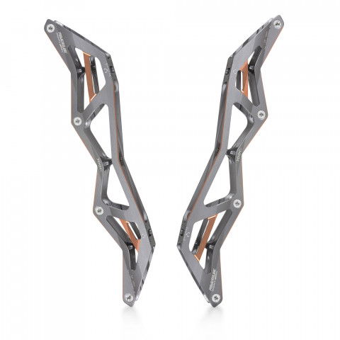 Powerslide 3X 4 12,8''/325mm 3x110/1x100 - Titanium/Pink