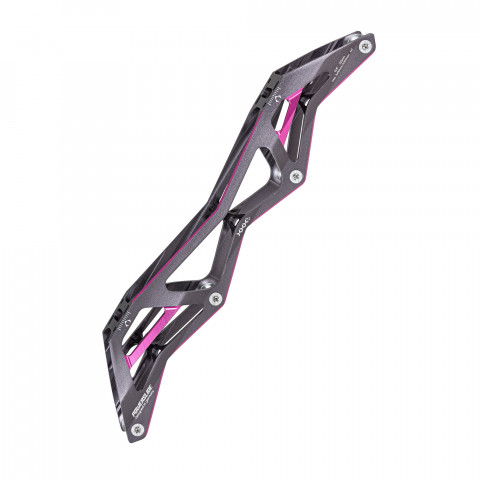 Powerslide 3x100 Trinty frame 新品コンプリート 3X4 12.8/3x110/1x100 Titanium Pink, 195 | Powerslide