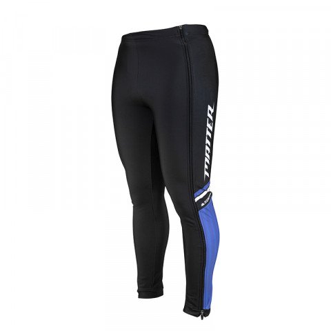 Speed Suits - Powerslide - Warm-Up Zip Pant - Black/Blue - Photo 1