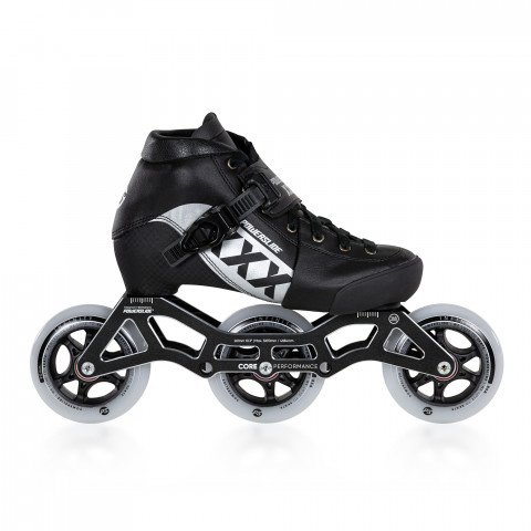 Skates - Powerslide 3X Kids Adjustable - Black Inline Skates - Photo 1