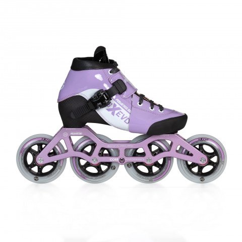 Skates - Powerslide 3X EVO Kids - Lavender/White Inline Skates - Photo 1