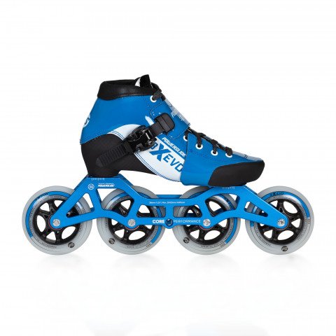 Skates - Powerslide 3X EVO Kids - Blue/White Inline Skates - Photo 1