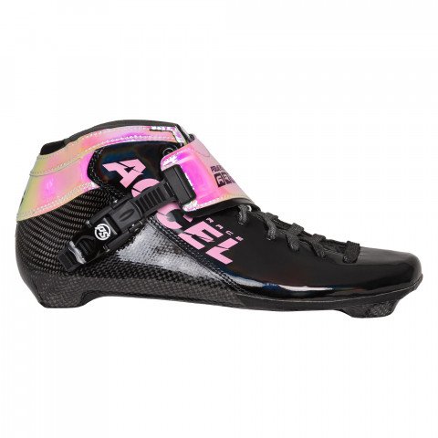 Skates - Powerslide Accel Race Boot Only - Black/Pink Inline Skates - Photo 1