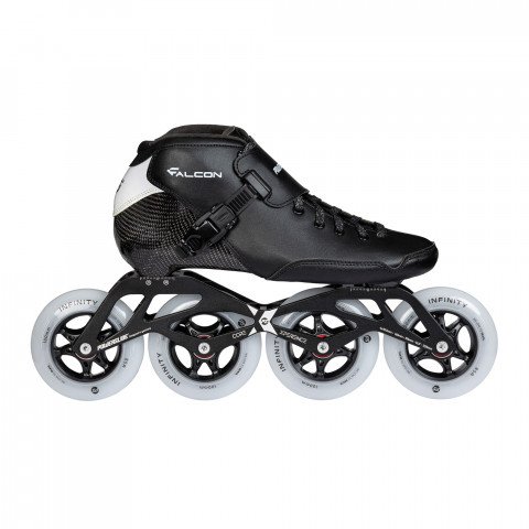 Skates - Powerslide Falcon 4x100 195mm - Black Inline Skates - Photo 1