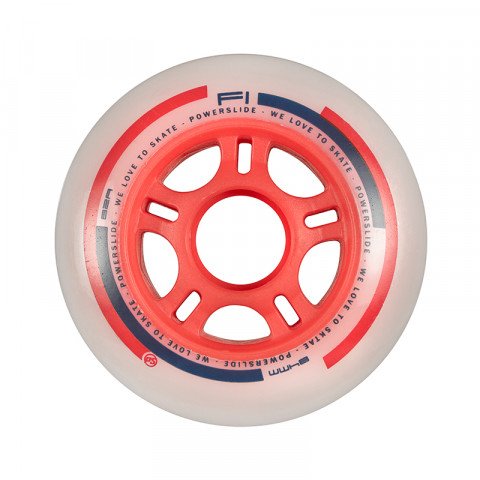 Special Deals - Powerslide - F1 Wheel 84mm/82A - Red (1 pcs.) Inline Skate Wheels - Photo 1