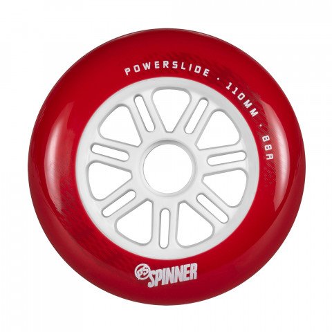 Special Deals - Powerslide - Spinner 110mm/88a Full Profile - Red (1 pcs.) Inline Skate Wheels - Photo 1