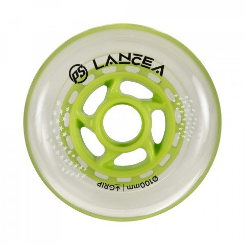Wheels - Powerslide Lancea 100mm X-Grip (1 pcs.) Inline Skate Wheels - Photo 1