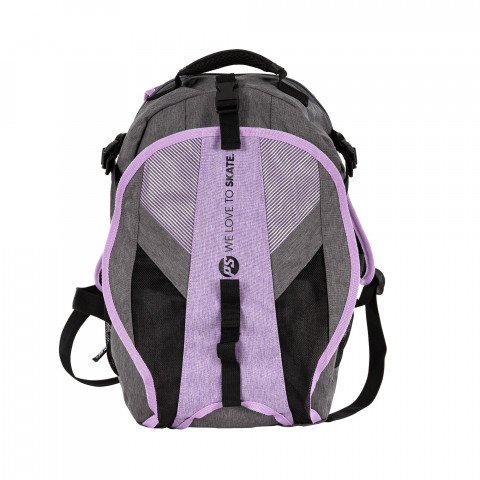 Backpacks - Powerslide Fitness Backpack - Grey/Purple Backpack - Photo 1
