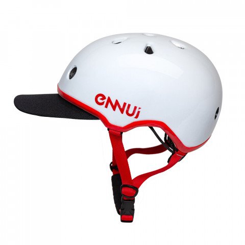 Helmets - Ennui Elite - White/Red Helmet - Photo 1