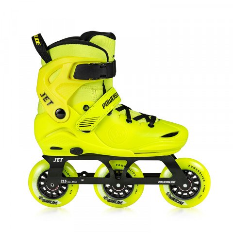 Skates - Powerslide - Jet - Neon Yellow Inline Skates - Photo 1