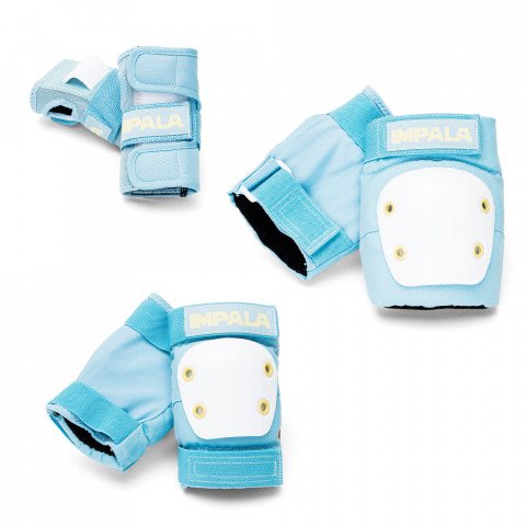 Pads - Impala Protective Set Youth - Sky Blue/Yellow Protection Gear - Photo 1