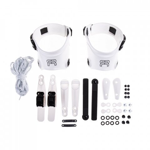 Cuffs / Sliders - FR FR Custom Kit Logo - White - Photo 1