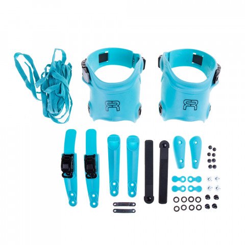 Cuffs / Sliders - FR FR Custom Kit Logo - Light Blue - Photo 1