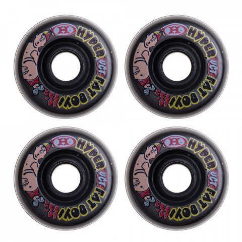 Wheels - Hyper Fat Boys 72mm/80a (4 pcs.) Inline Skate Wheels - Photo 1