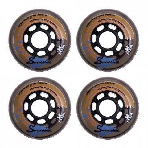 Special Deals - Hyper Hjul SUPERLITE 72mm/78a (4 pcs.) Inline Skate Wheels - Photo 1