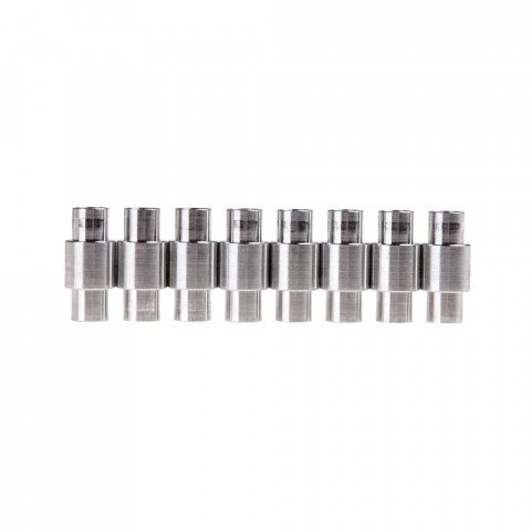 Screws / Axles - Sonic Sports Floating Spacers 6mm (8 pcs.)-Black - Photo 1
