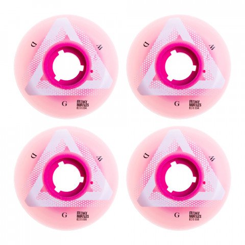 Special Deals - Gawds Franky Morales 60mm/88a - Pink (4 pcs.) Inline Skate Wheels - Photo 1