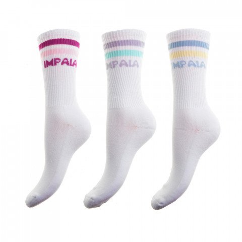 Socks - Impala Stripe Socks - Pastel (3 pairs) Socks - Photo 1